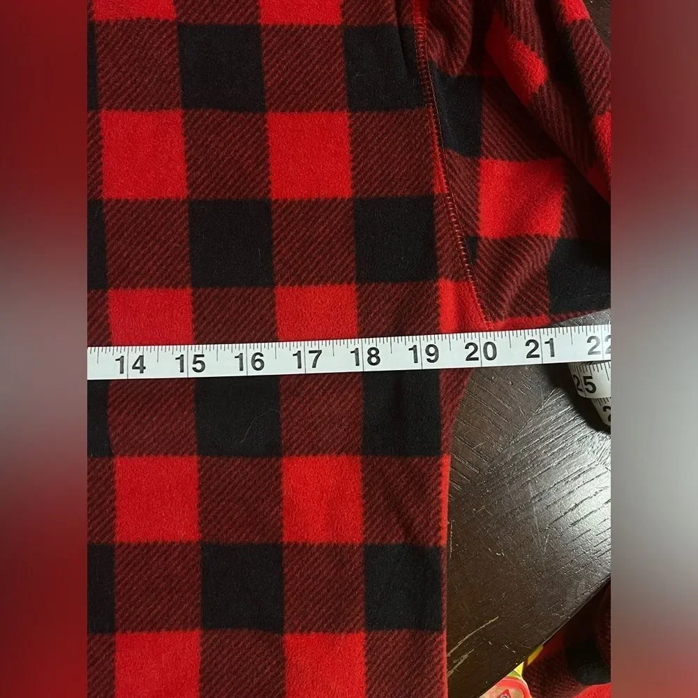 GAP Teen Buffalo Plaid Fleece Pajama Set 14/16